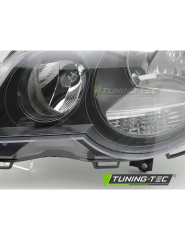 Phares halogène noirs pour VW POLO 9N3 05-09