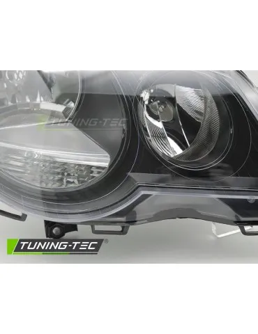 Phares halogène noirs pour VW POLO 9N3 05-09