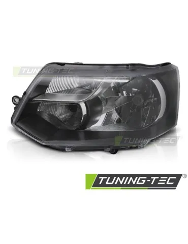 Phares halogène noirs pour VW T5 10-15