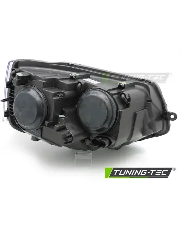 Phares halogène noirs pour VW T5 10-15