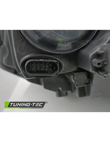 Phares halogène noirs pour VW T5 10-15