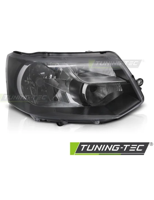 Phare halogène noir côté droit pour VW T5 (2010 - 2015)