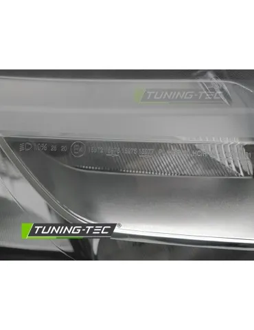 Phares halogène noirs pour VW T5 10-15