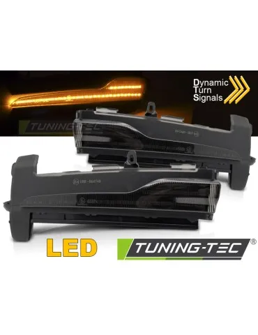 Répétiteurs latéraux à LED fumés pour VOLVO XC60 14-17 FACELIFT