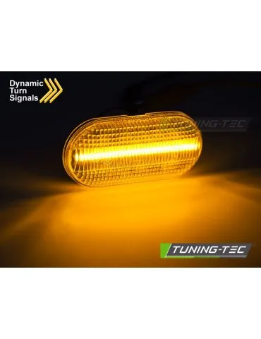 Répétiteurs latéraux à LED blancs pour RENAULT CLIO II TWINGO II SCENIC KANGOO