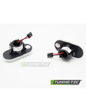 Répétiteurs latéraux à LED blancs pour RENAULT CLIO II TWINGO II SCENIC KANGOO