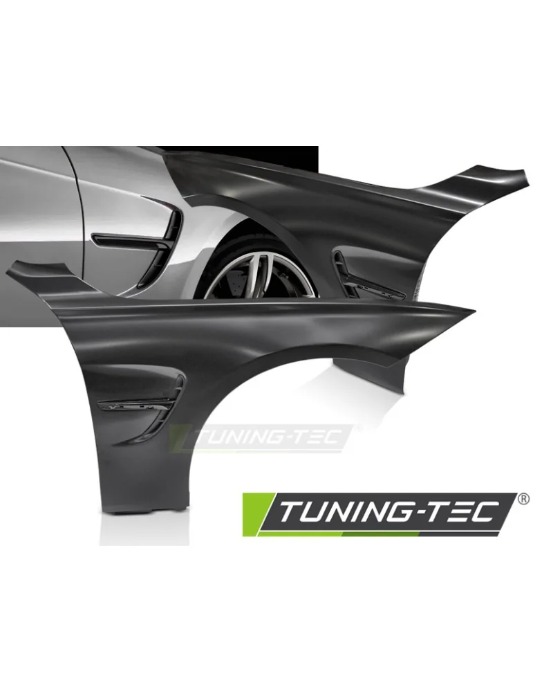 Ailes élargies noires pour BMW F32 F33 F36 13-19