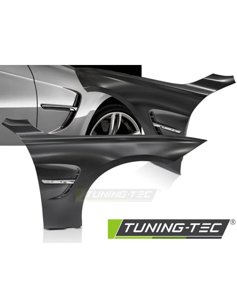 Ailes élargies chromées pour BMW F32 F33 F36 13-19
