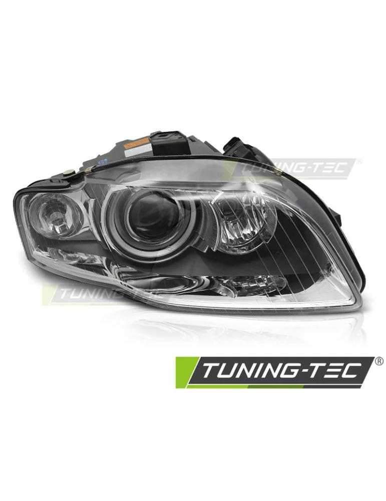 Phares au xénon chromés pour AUDI A4 B7 04-08