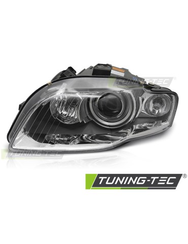 Phares au xénon chromés pour AUDI A4 B7 04-08