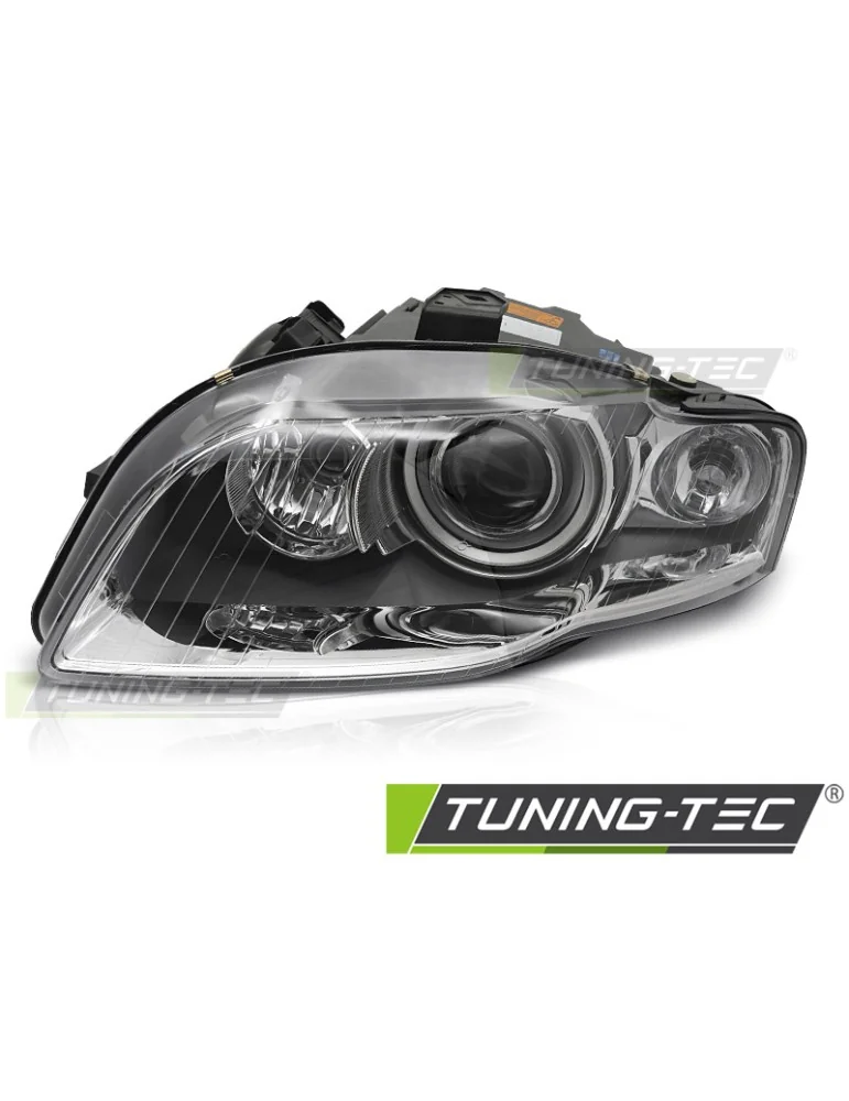 Phares au xénon chromés pour AUDI A4 B7 04-08