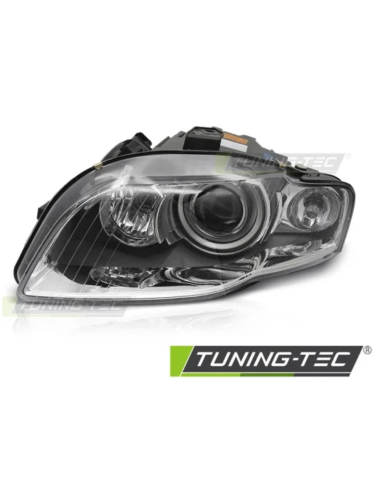 Phare au xénon chromé côté gauche pour Audi A4 B7 (2004 - 2008)