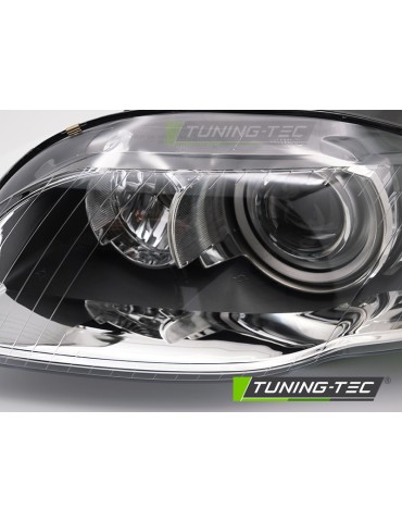 Phares au xénon chromés pour AUDI A4 B7 04-08