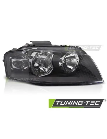 Phares halogène noirs pour AUDI A3 8P 03-08