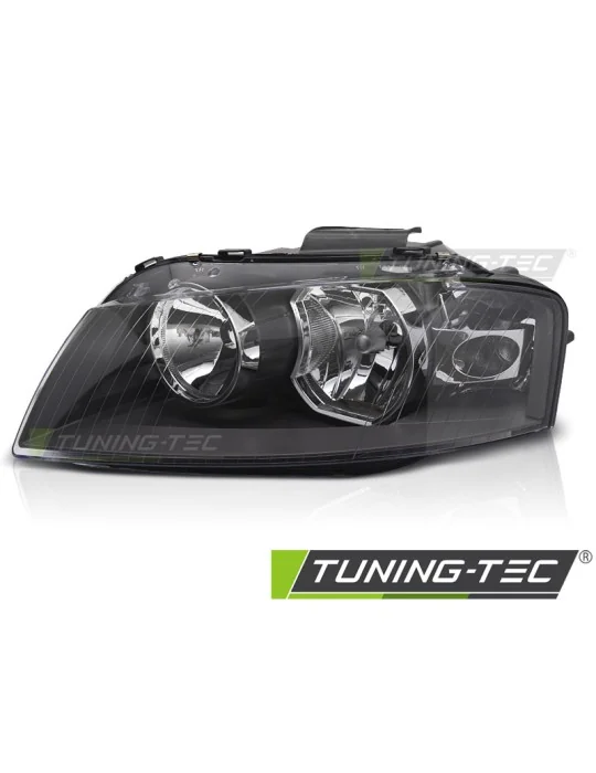 Phare halogène noir côté gauche pour Audi A3 8P (2003 - 2008)