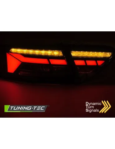 Feux arrière à LED rouges blancs pour AUDI A5 11-16