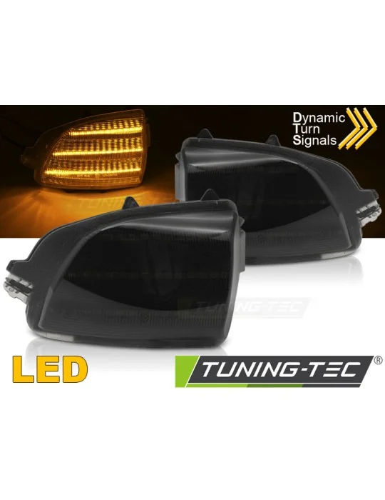 Répétiteurs latéraux à LED fumés pour Volvo XC70 XC90 (2006 - 2014)