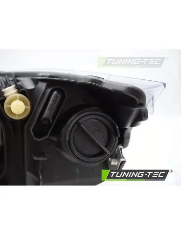 Phares halogène noirs pour BMW E90 E91 09-11