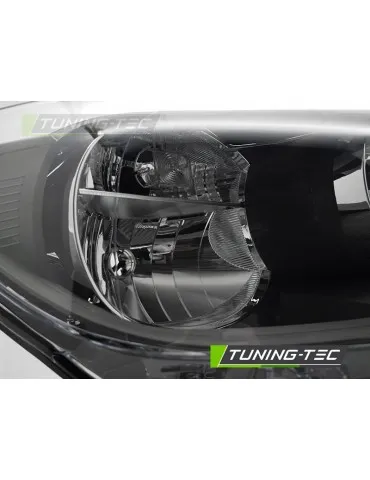 Phares halogène noirs pour BMW F20 F21 11-14