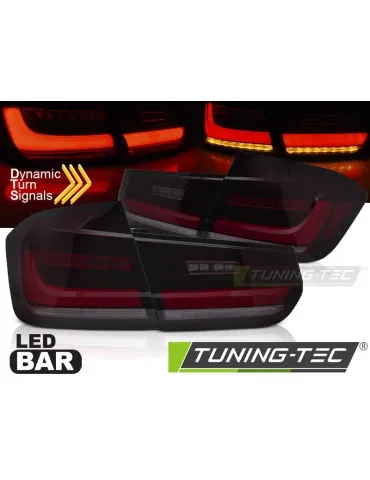 Feux arrière à LED fumés rouges pour BMW F30 11-18