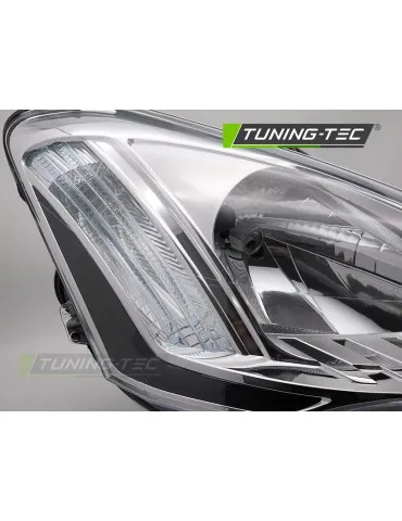Phares halogène chromés pour CITROEN BERLINGO 12-18
