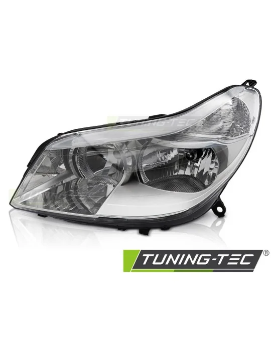 Phare halogène chromé côté gauche pour Citroen C5 (2004 - 2008)