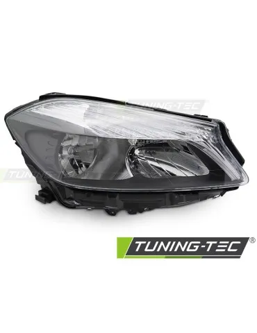 Phares halogène noirs pour MERCEDES W176 12-18