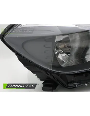 Phares halogène noirs pour MERCEDES W176 12-18