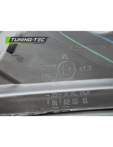 Phares halogène noirs pour MERCEDES W176 12-18