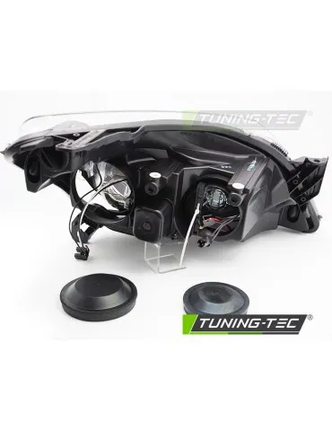 Phares halogène noirs pour OPEL ASTRA H 04-10