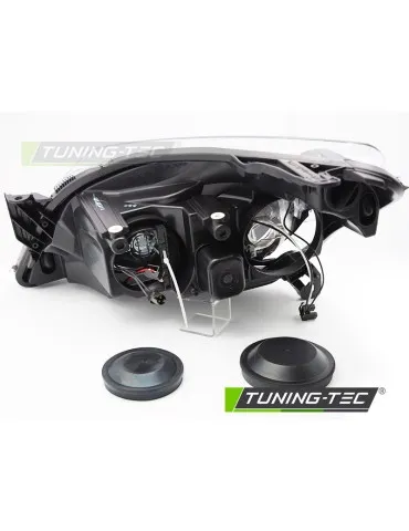 Phares halogène noirs pour OPEL ASTRA H 04-10