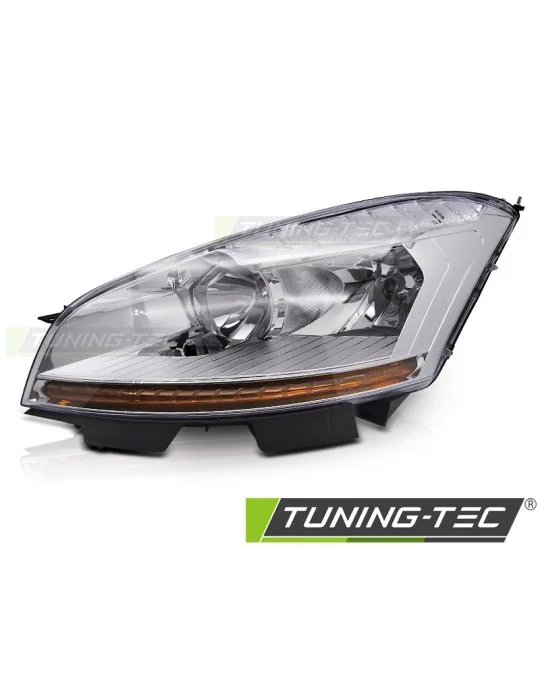 Phare halogène chromé côté gauche pour Citroen C4 Picasso (2006 - 2010)