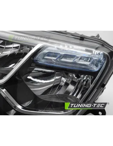 Phares halogène noirs pour DACIA DUSTER 13-17