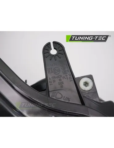 Phares halogène noirs pour FORD FOCUS MK2 08-10