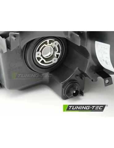 Phares halogène noirs pour HONDA CIVIC 03-06 berline à hayon