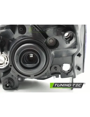 Phares halogène noirs pour HONDA CIVIC 03-06 berline à hayon