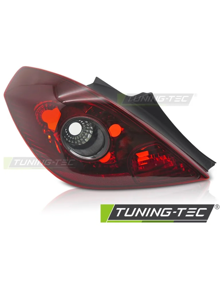 Feux arrière fumés rouges pour OPEL CORSA D 06-11 3 portes
