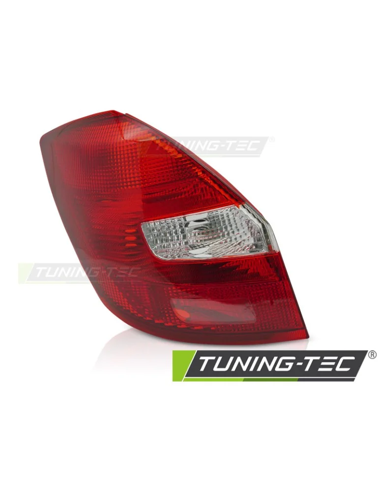 Feux arrière rouges blancs pour SKODA FABIA 07-14