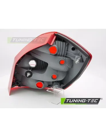 Feux arrière rouges blancs pour SKODA FABIA 07-14