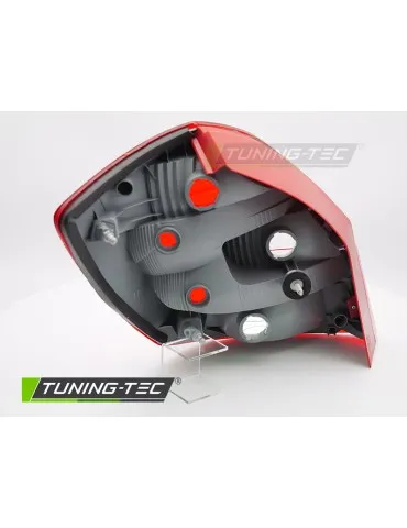 Feux arrière rouges blancs pour SKODA FABIA 07-14