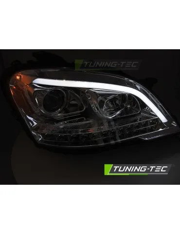 Phares à LED chromés pour MERCEDES W164 ML M-KLASA 09-11