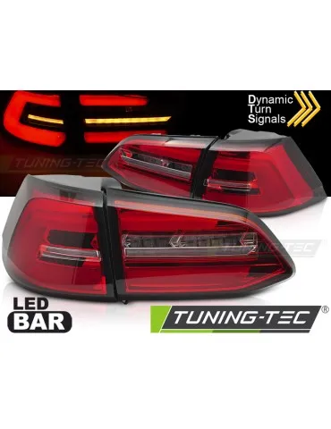Feux arrière à LED rouges blancs pour VW GOLF 7 13-17 Break