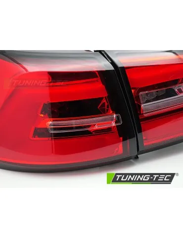 Feux arrière à LED rouges blancs pour VW GOLF 7 13-17 Break