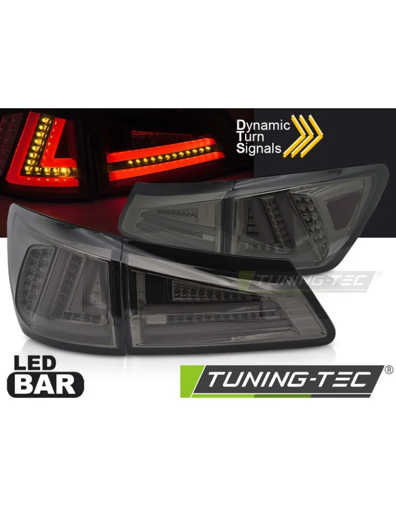Antibrouillards à LED fumés pour LEXUS IS II 06-13