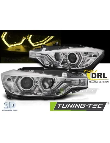 Phares à LED chromés pour BMW F30/F31 11-15