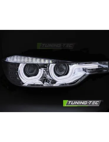 Phares chromés pour BMW F30/F31 10.11 05.15