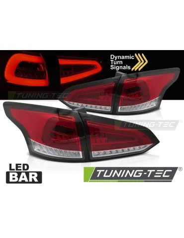 Feux arrière à LED rouges blancs pour FORD FOCUS MK 3 Break 11-18