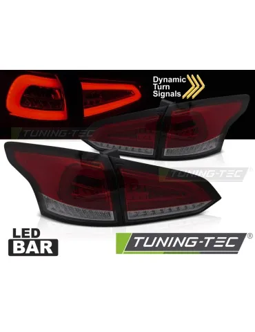 Feux arrière à LED fumés rouges pour FORD FOCUS MK 3 Break 11-18