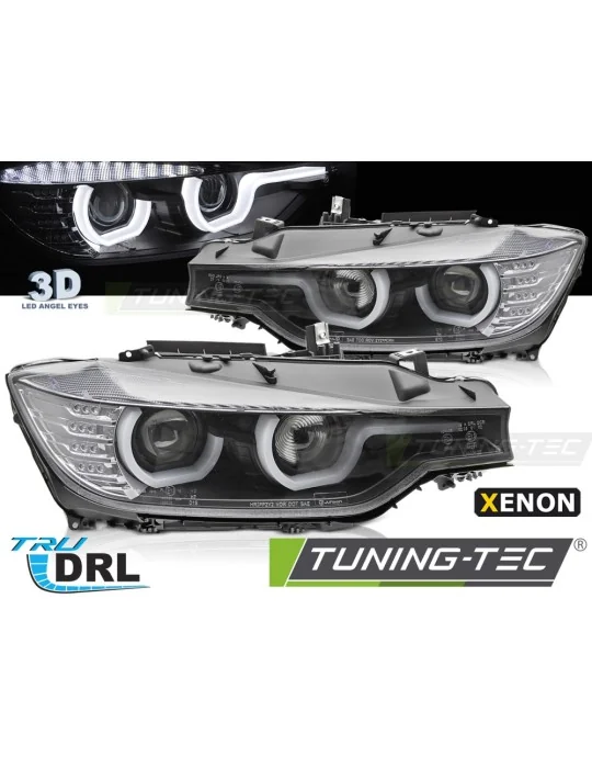 Phares au xénon noirs pour BMW F30/F31 (2011 - 2015)