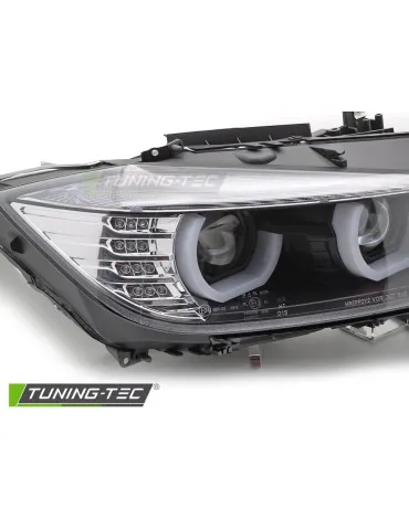 Phares au xénon noirs pour BMW F30/F31 10.11 05.15 HID